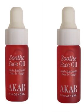 Akar Soothe Face Oil x2 Bundle, 5ml each/ 10ml total, New in Box
